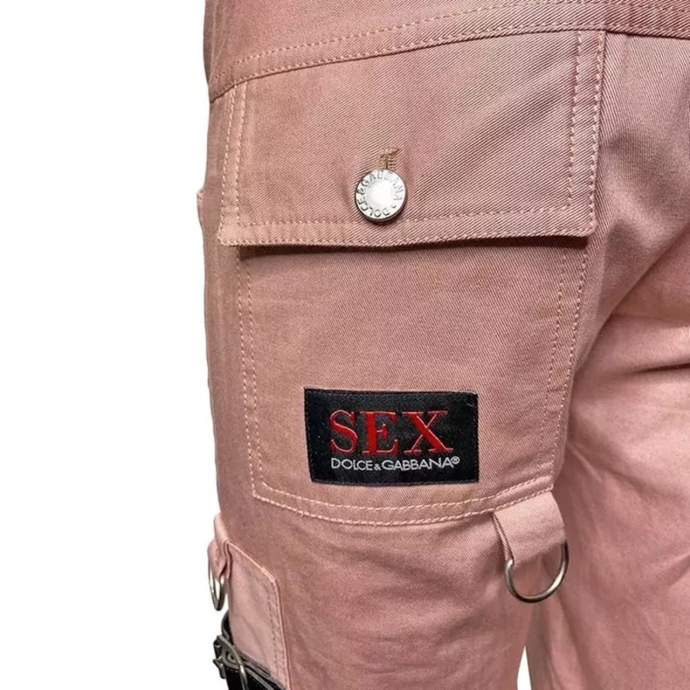 2000s RARE ⭐️ Dolce & Gabbana "SEX" Bondage Pants - Picture 8 of 10